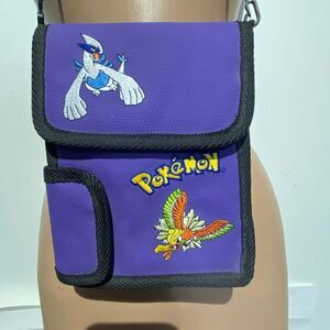 Nintendo Pokémon Purple Lugia Ho-Oh Gameboy Carrying Case Bag Travel